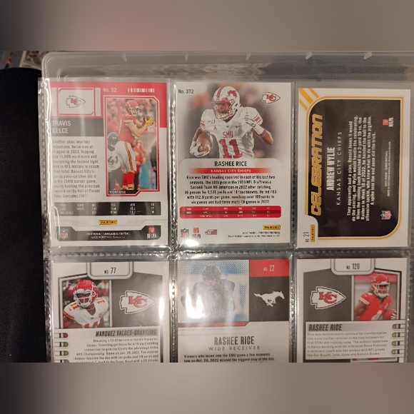Kansas City Chiefs Team Cards (Rashee Rice Set) - Picture 13 of 15